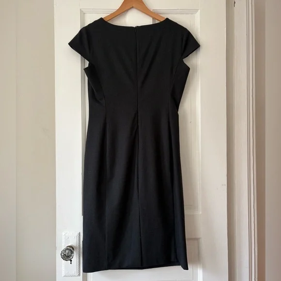 Armani Collezioni Wool Charcoal Dress - Picture 6 of 11